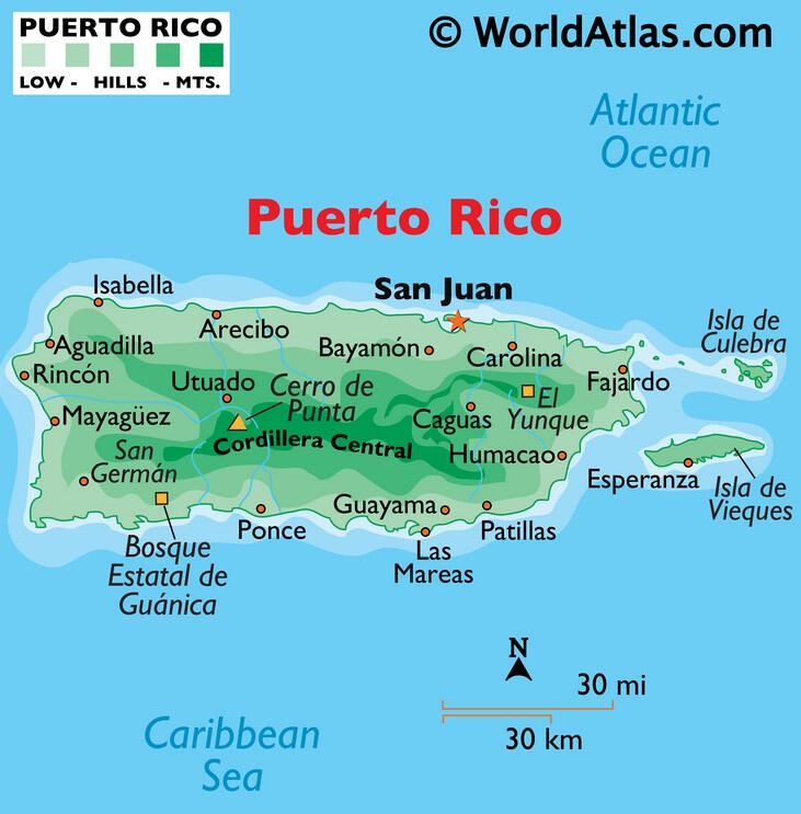 Puerto Rico WorldAtlas.com
